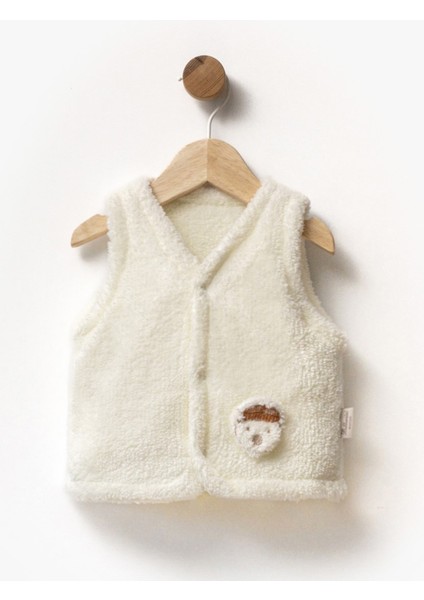 Cozy Krem Peluş Bebek Yeleği