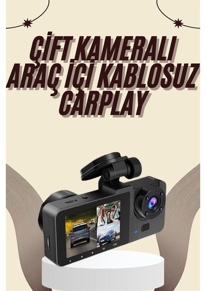 Techmrt Gece Görüşlü Dvr 3 Lensli Araç Içi Sürüş Kamerası Video Kaydedici fiyatları