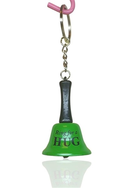 Anahtarlık Resepsiyon Zil Ring For A Hug Yeşil fiyatları