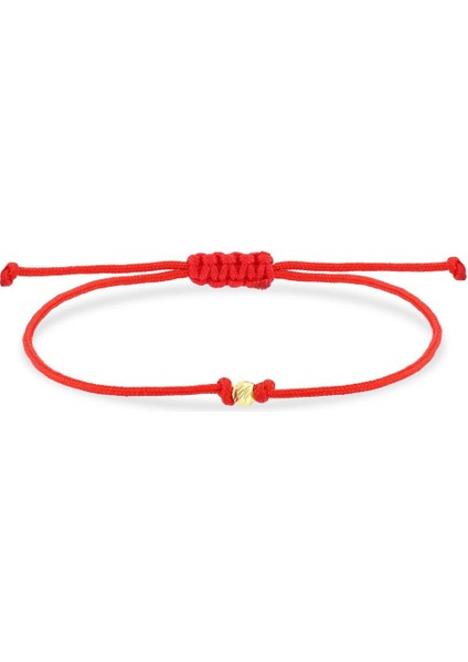 14 Ayar Dorika Altın Ipli Bileklik