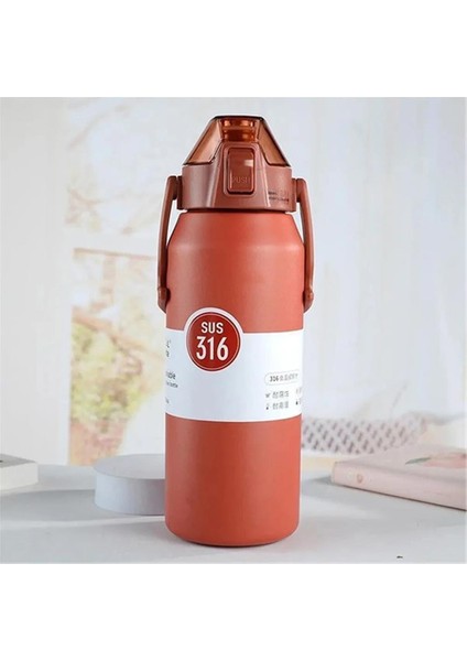 Kişiselleştirilebilir Soğuk Tutması Için Özel 316L Termos Kırmızı