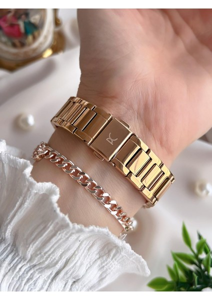 Çelik Kasa ve Kordon 2 Yıl Garantili 3 Atm Suya Dayanıklı Kadın Kol Saati RL.M002.3 modelleri