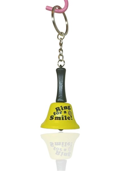 Anahtarlık Resepsiyon Zil Ring For A Smile Sarı fiyatları