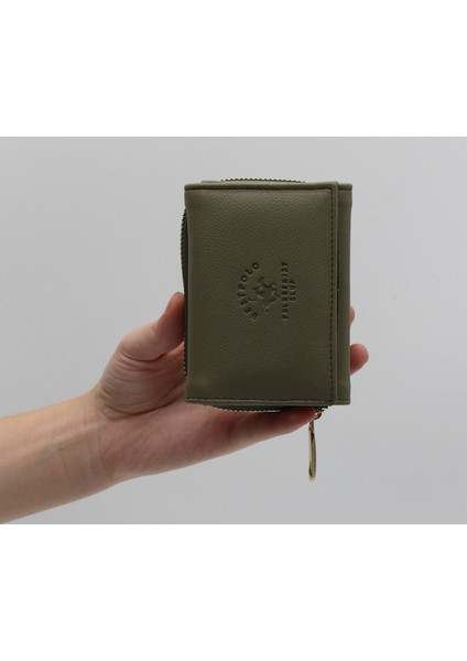 Haki Bozuk Para Gözlü Bol Kartlıklı Mini Kadın Cüzdanı fiyatları