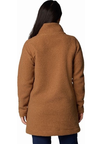 Panorama™ Long Jacket Kahverengi Kadın Outdoor Polar Ceket AL1333 fiyatları