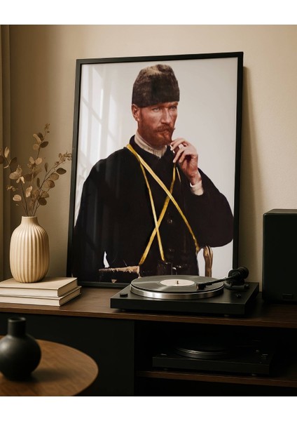 Atarük Sakallı Portre Dijital Baskı Poster (Çerçevesiz) fırsatları