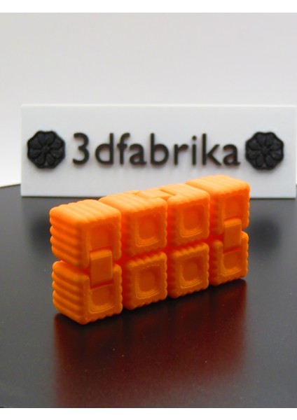 Bal Kabağı Desenli Sonsuz Küp – Turuncu fiyatları