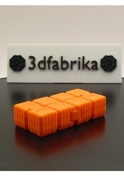 Bal Kabağı Desenli Sonsuz Küp – Turuncu modelleri