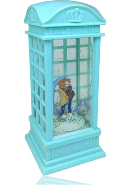 London Telefon Kulubesi Temalı Kar Küresi Yeşil fiyatları