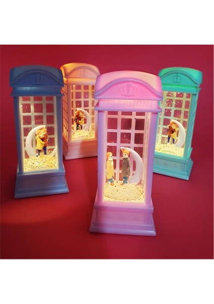 London Telefon Kulubesi Temalı Kar Küresi Yeşil fırsatları