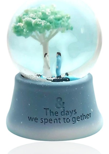 Işıkı Orta Boy Müzikli Kar Küresi