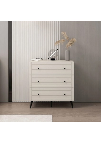 Bona Country 3 Çekmeceli Mebran Şifonyer