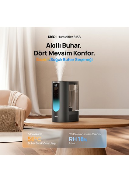 Akıllı Nemlendirici 813S modelleri
