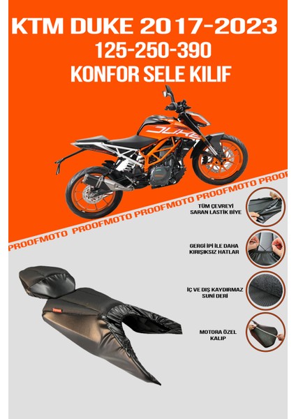 KTM Duke (2017 - 2023) Konfor Sele Kılıf