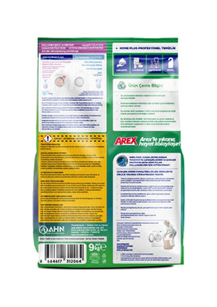 Matik Toz Deterjan 9 kg Beyaz Çamaşırlar İçin 90 Yıkama Bahar Esintisiyle Temizlik modelleri