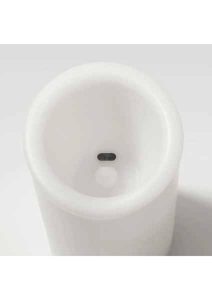 Adellovtrad Led'li Blok Mum Beyaz 14 cm fırsatları