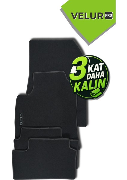 Clio 5 2020 Tam Uyumlu Halı Oto Paspas Clio 5 Halı Paspas