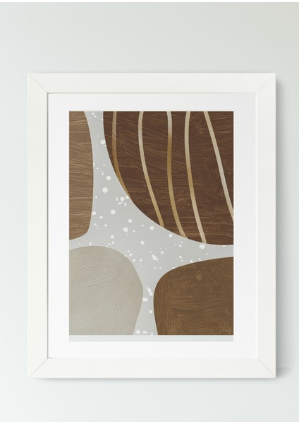 Modern Doku – Çerçeveli Soyut Desenli Kare Kanvas Tablo – 30X30 cm fiyatları