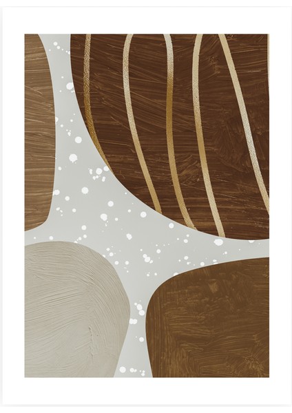 Modern Doku – Çerçeveli Soyut Desenli Kare Kanvas Tablo – 30X30 cm modelleri