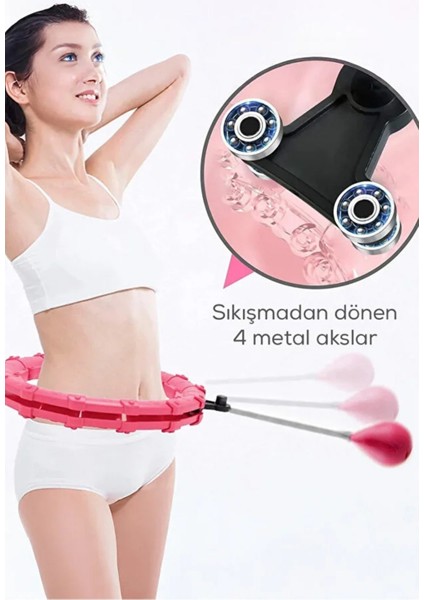 Egzersiz Çemberi - Egzersiz Halkası - Ağırlıklı - Bel Bölgesi Ayarlanabilir fırsatları