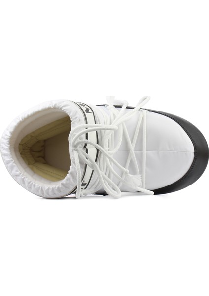 Mb Icon Nylon Kadın Beyaz Kar Botu modelleri