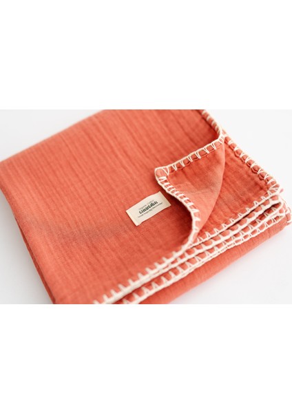 - Kiremit Rengi Çok Amaçlı 4 Katlı Müslin Örtü Battaniye fiyatları