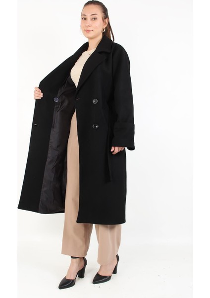 3438 Kruvaze Kaşe Kaban