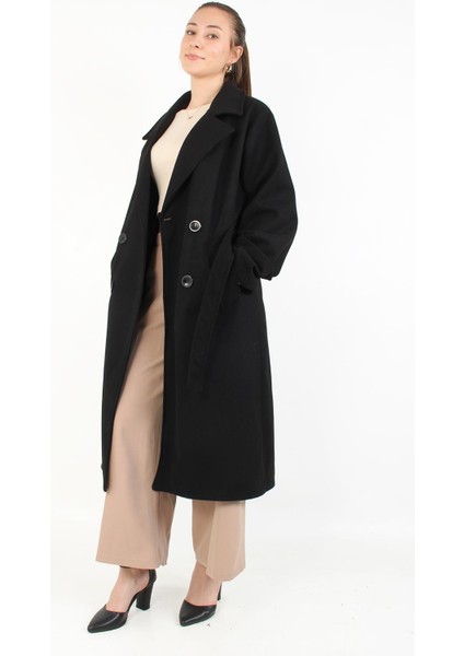 3438 Kruvaze Kaşe Kaban