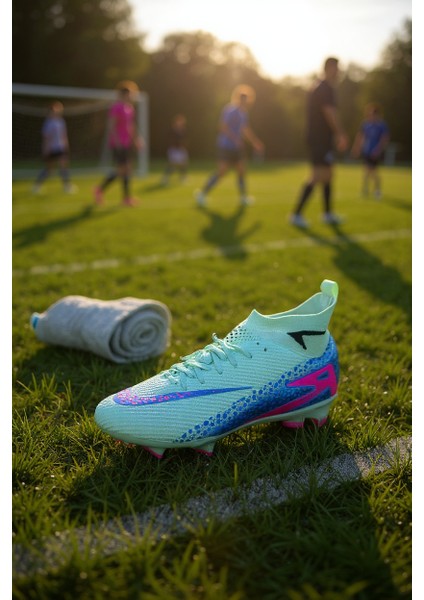 Superfly Profesyonel Çoraplı Çim Saha ve Halısaha Krampon 36/40