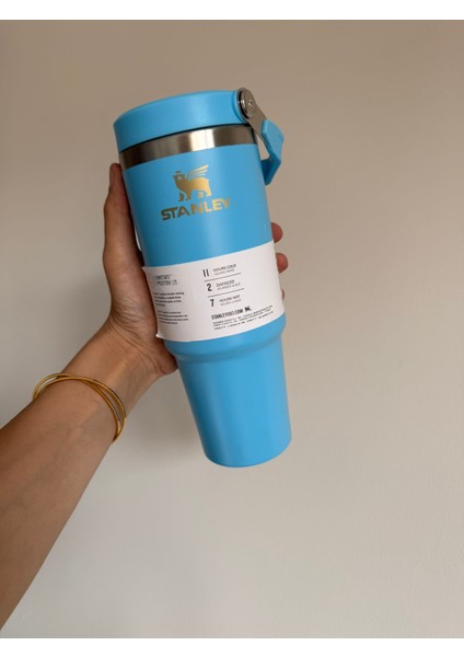 The Iceflow Flip Straw Pipetli Termos Bardak 0.89