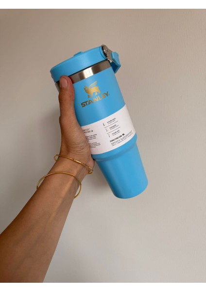 The Iceflow Flip Straw Pipetli Termos Bardak 0.89 fırsatları