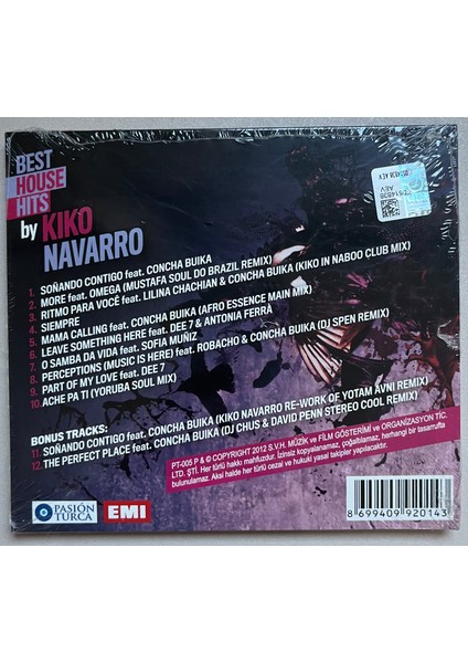 Best House Hits By Kiko Navarro CD (Jelatininde Sıfır Orijnal Dönem Baskı Cd) fiyatları