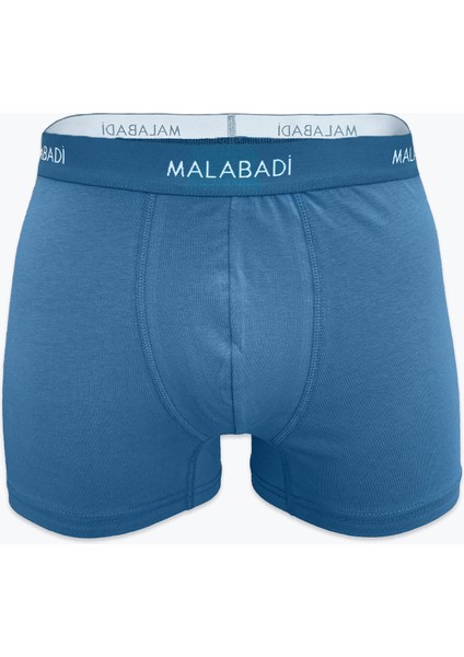 Erkek Mavi 2 Li Paket Pamuk Elastan Boxer 075 fırsatları