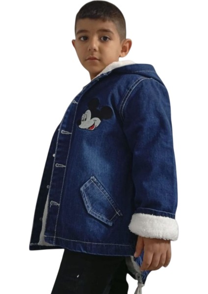 Erkek Çocuk Peluş Kot Mont fırsatları