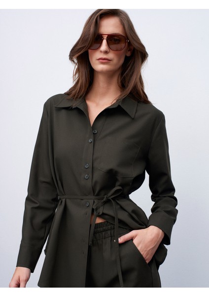 50518 Kemerli Gömlek-Haki modelleri