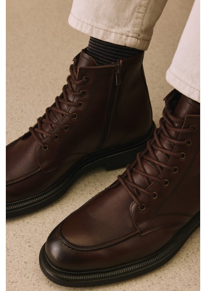 , Erkek Hakiki Deri Bot 1531043Z4048 Kahve modelleri