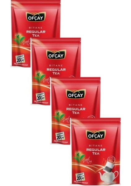 Bitane Regular Tea 30 x 30GR Eko Demlik Poşet Çay x 4