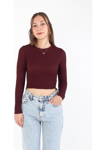 6554 (N-2164) Uzun Kollu Bubble Body