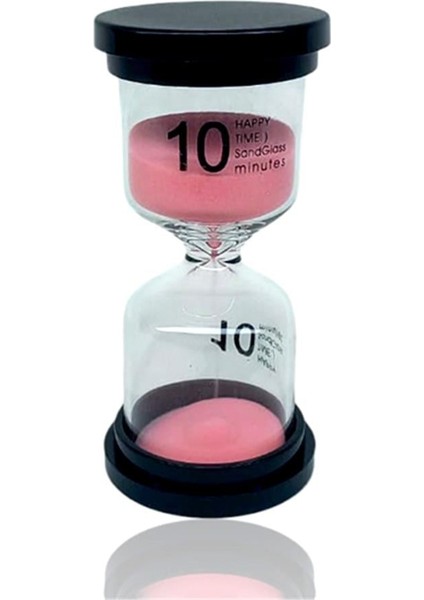 10 Dakikalık Pembe Renk Kum Saati