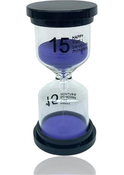 15 Dakikalık Mor Renk Kum Saati