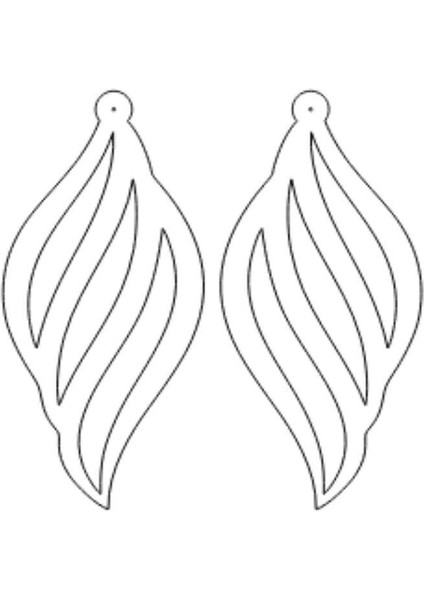 Beyaz Reflektörlü Deniz Kabuğu Küpe, Şık Lazer Kesim Küpe - APBJ006 modelleri