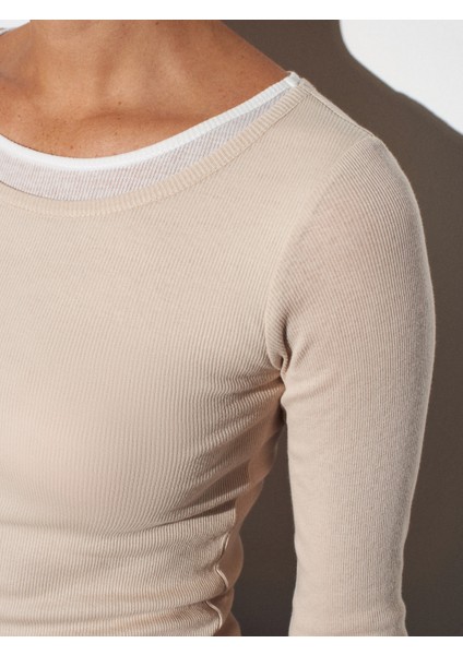 32053 Çift Katmanlı %100 Pamuk Top-Bej fırsatları