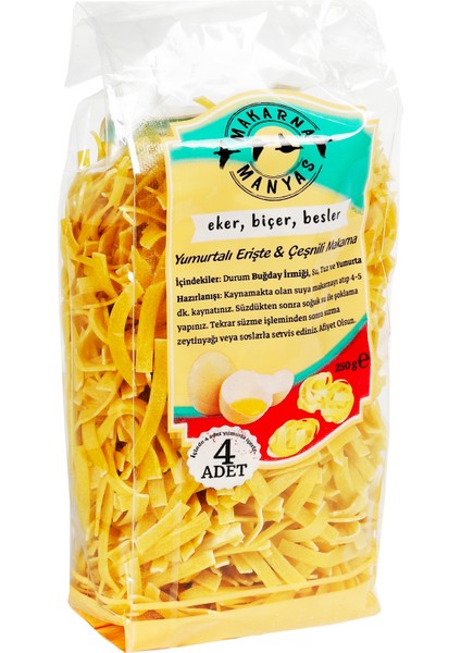Yumurtalı Erişte Makarnası