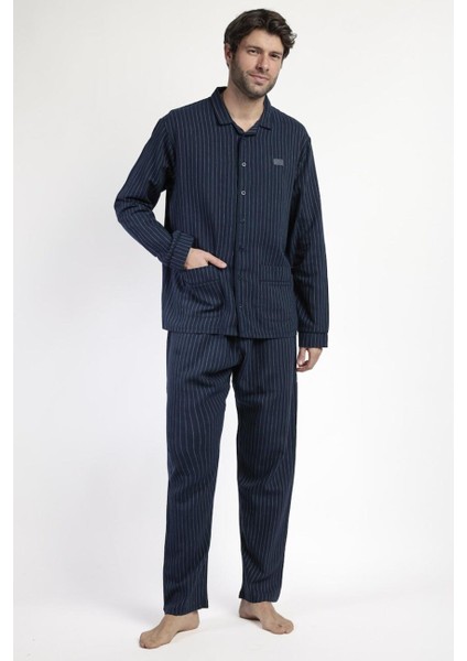 63187 Erkek Lacivert Pijama Takımı