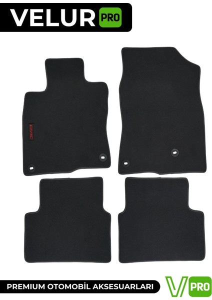 Honda Civic 2020 Araca Özel Halı Oto Paspas modelleri