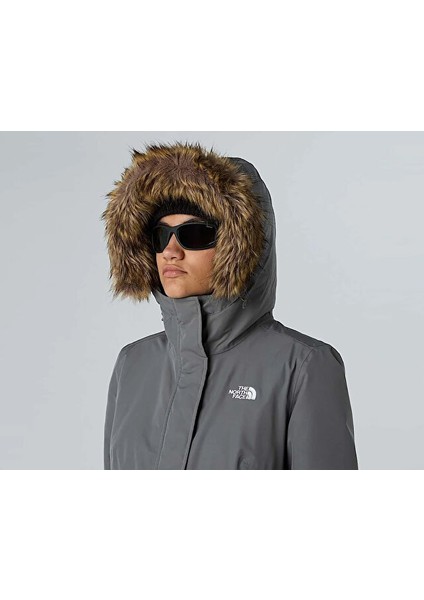 W Zaneck Parka Kadın Outdoor Parka NF0A8DZN0UZ1 Gri