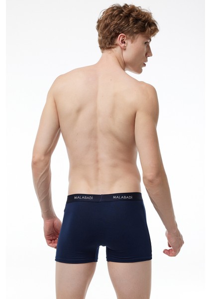 Erkek Lacivert 2 Li Paket Pamuk Elastan Boxer 075 modelleri