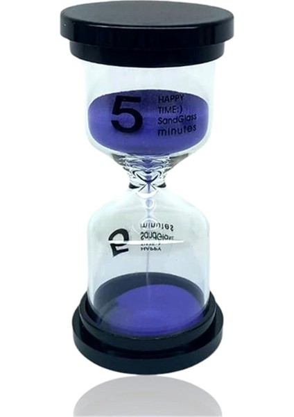 5 Dakikalık Mor Renk Kum Saati