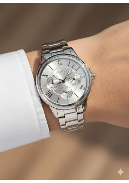Jg. Polo Club Kadın Kol Saati Gümüş Renk, Gümüş Kadran - Şık Metal Kordon, 2 Yıl Garantili modelleri