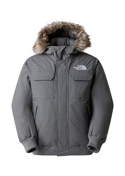 M Mcmurdo Bomber Erkek Outdoor Montu (600 Dolgu Kaz Tüyü) NF0A5GD90UZ1 Gri